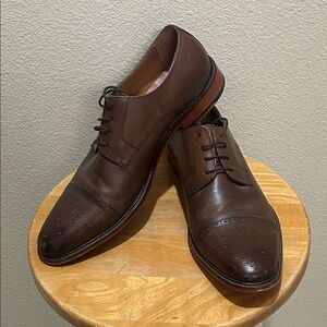 Express Dark Brown Men's Oxfords